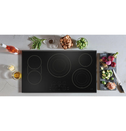CAFE  36" Touch-Control Electric Cooktop Black - CEP90361TBB