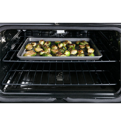 CAFE  30" Smart Slide-In, Front-Control, Radiant and Convection Range Black - CES700P3MD1