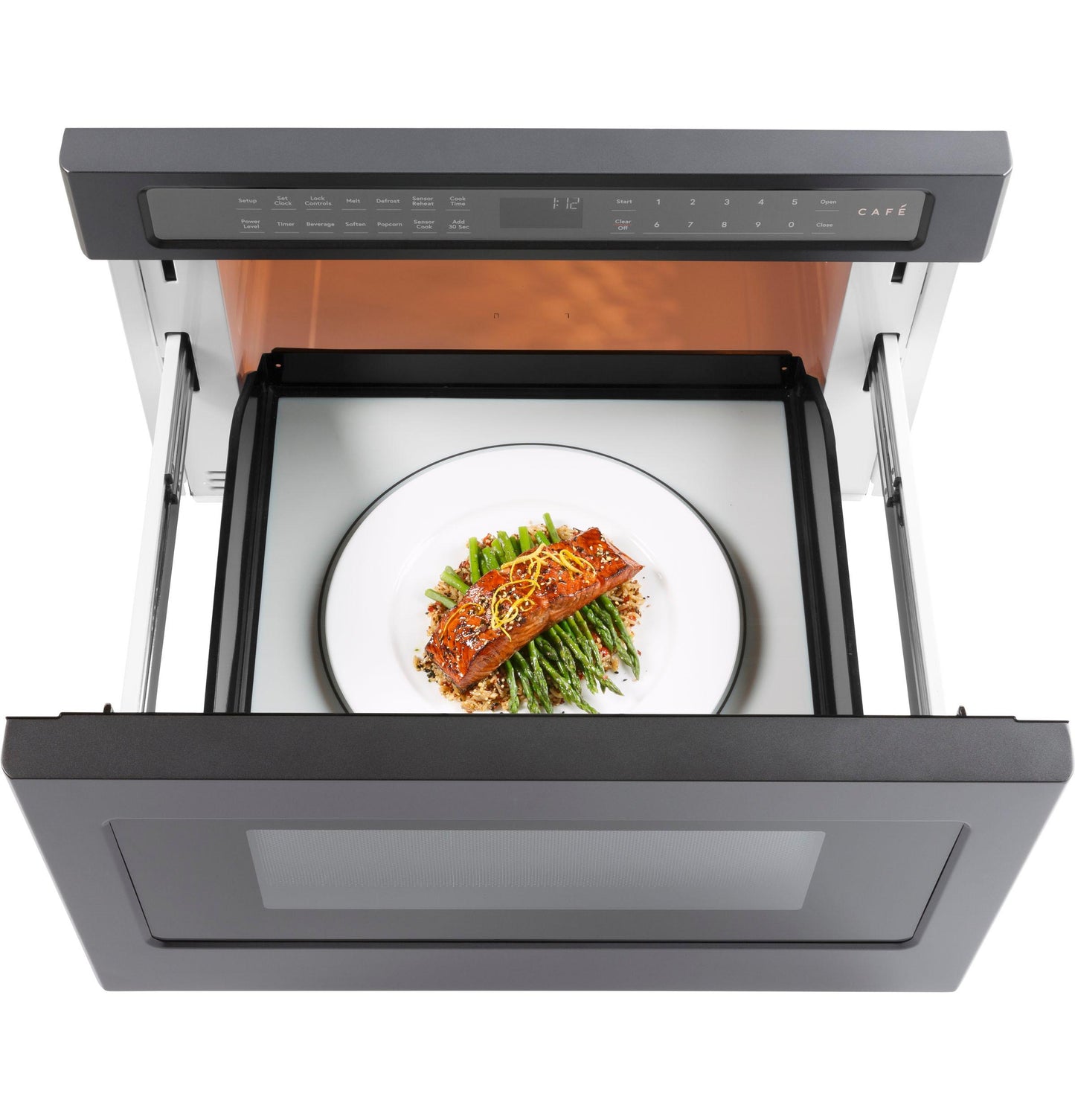 CAFE  Built-In Microwave Drawer Oven Black - CWL112P3RD5