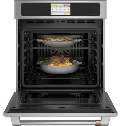 CAFE 27" Smart Single Wall Oven with Convection in Stainless Steel - CKS70DP2NS1