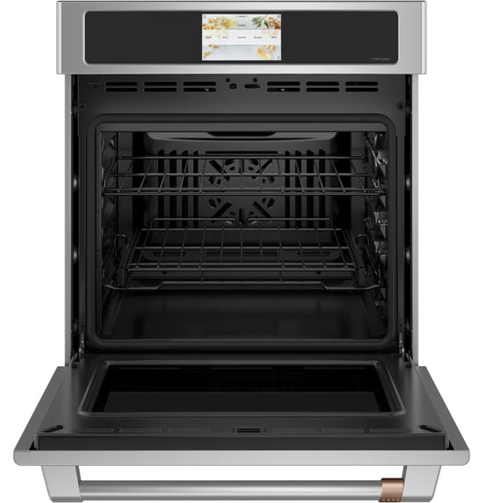 CAFE 27" Smart Single Wall Oven with Convection in Stainless Steel - CKS70DP2NS1