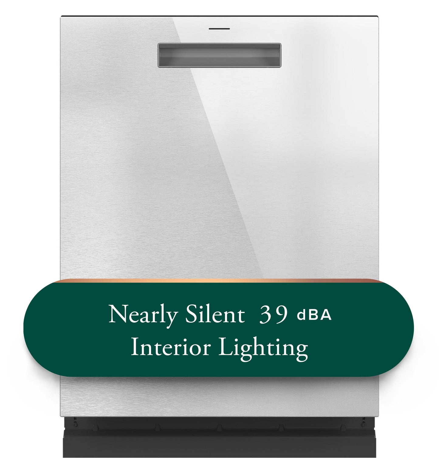 CAFE CDP888M5VS5 CAFé CustomFit ENERGY STAR Stainless Interior Smart Dishwasher with Ultra Wash Top Rack and LED Lights, 39 dBA in Platinum Glass Gray - CDP888M5VS5