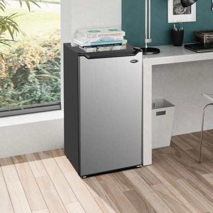 DANBY Danby 4.4 cu. ft. Compact Fridge in Stainless Steel Look in Stainless Steel - DCR044B1SLM