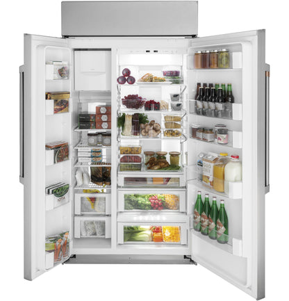 CAFE 48" Smart Built-In Side-by-Side Refrigerator in Stainless Steel - CSB48WP2NS1