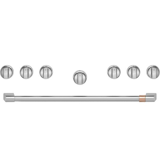 CAFE CXPR6HKPTSS CAFé 36" Brushed Stainless Handle & Knob Set for Pro Range and Rangetop in Stainless Steel - CXPR6HKPTSS