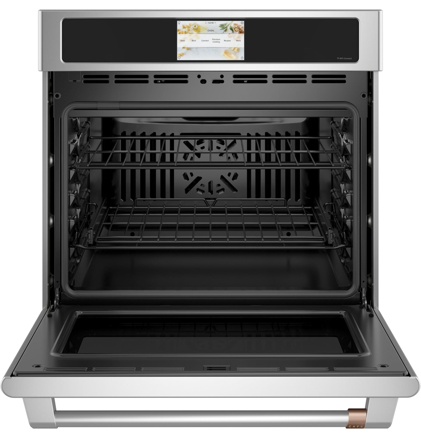 CAFE 30" Smart Single Wall Oven with Convection in Stainless Steel - CTS70DP2NS1