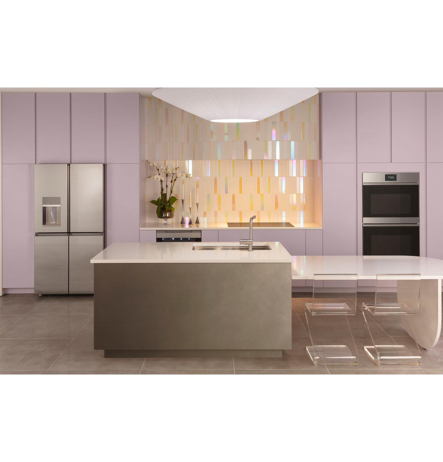 CAFE CTD90DM2NS5 CAFé 30" Smart Built-In Convection Double Wall Oven in Platinum Glass Gray - CTD90DM2NS5