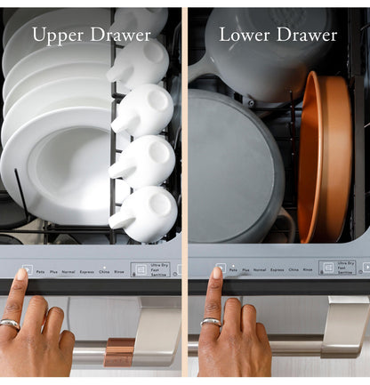 CAFE  Dishwasher Double Drawer in Stainless Steel - CDD420P2TS1