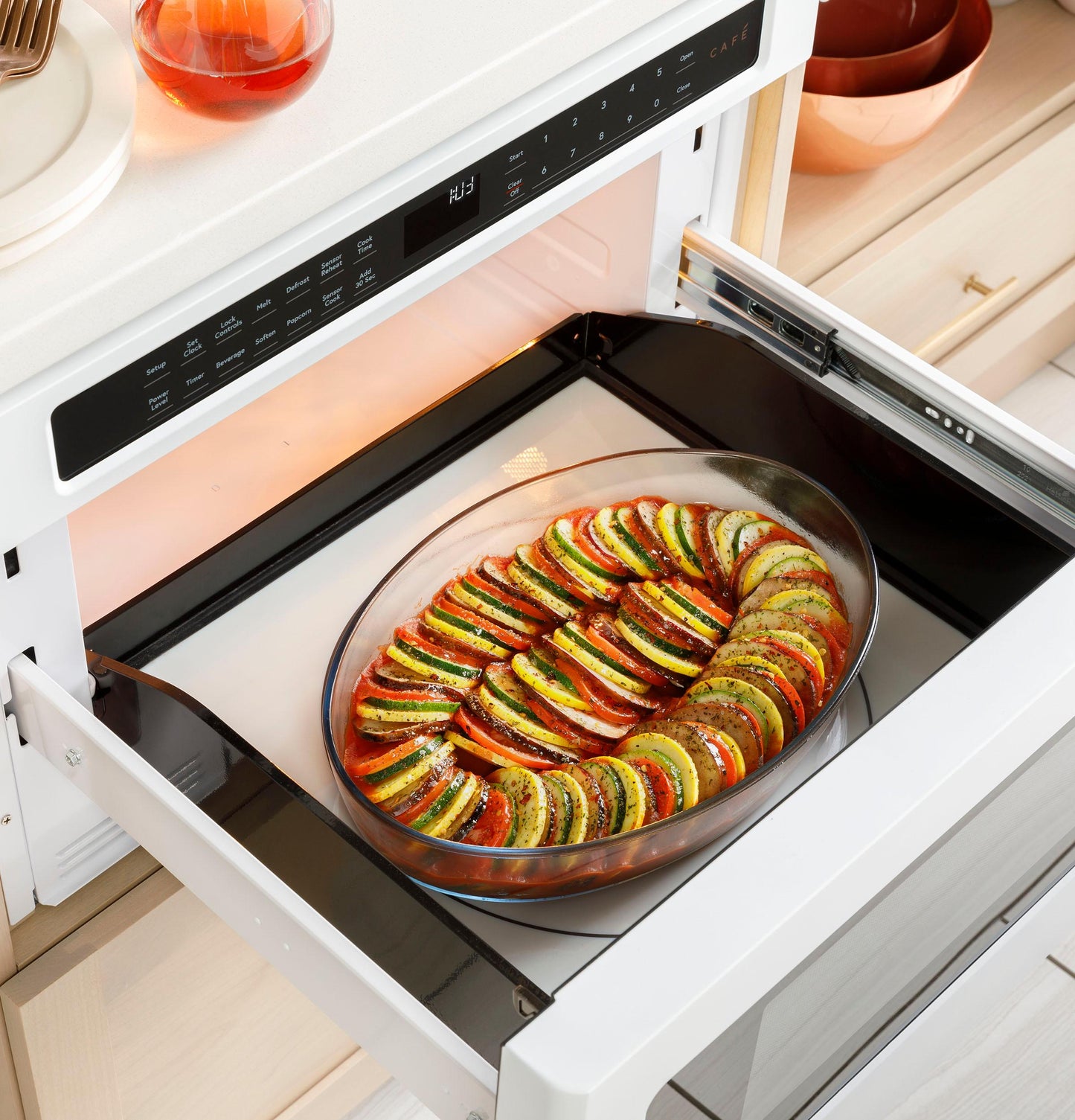 CAFE  Built-In Microwave Drawer Oven Black - CWL112P3RD5