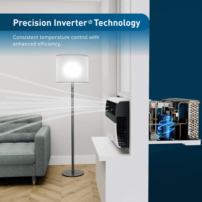 FRIEDRICH KCVQ08B10A Friedrich K hl Inverter 8,000 BTU 115V Smart Window/Wall Air Conditioner - Cool only