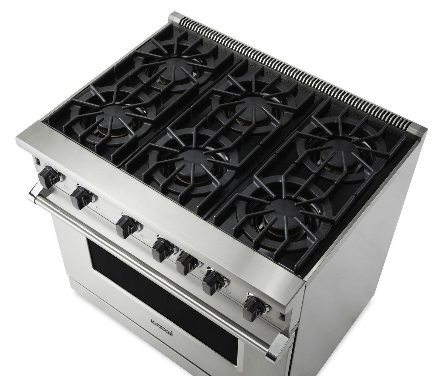 VIKING 36" Open Burner Gas Range Viking 5 Series Black - VGIC53626BCS