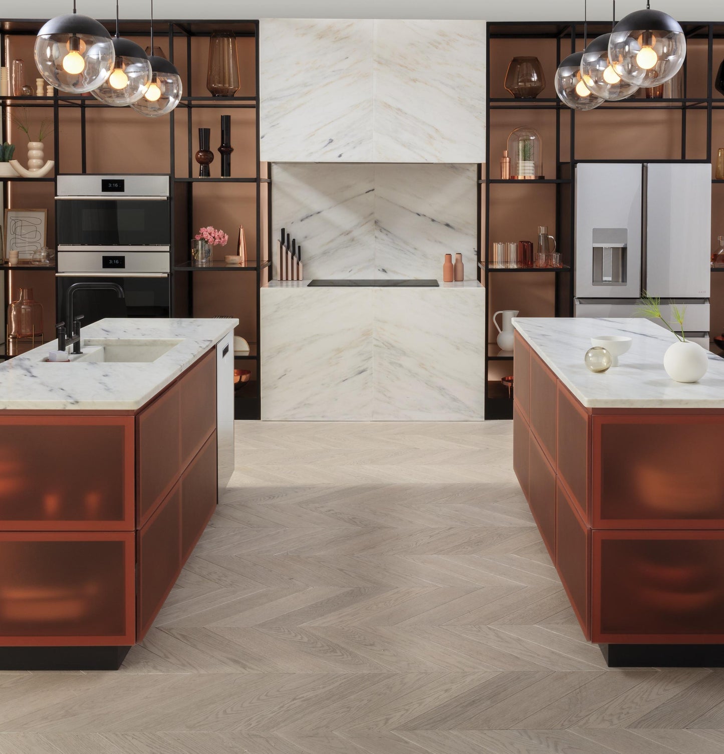 CAFE UVC9360SLSS 36" Smart Designer Custom Insert w/ Dimmable LED Lighting in Stainless Steel - UVC9360SLSS