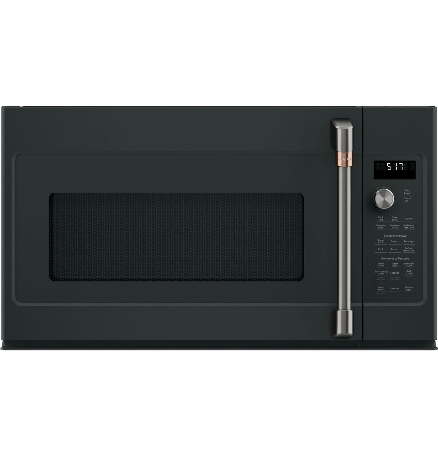 CAFE  1.7 Cu. Ft. Convection Over-the-Range Microwave Oven Black - CVM517P3RD1
