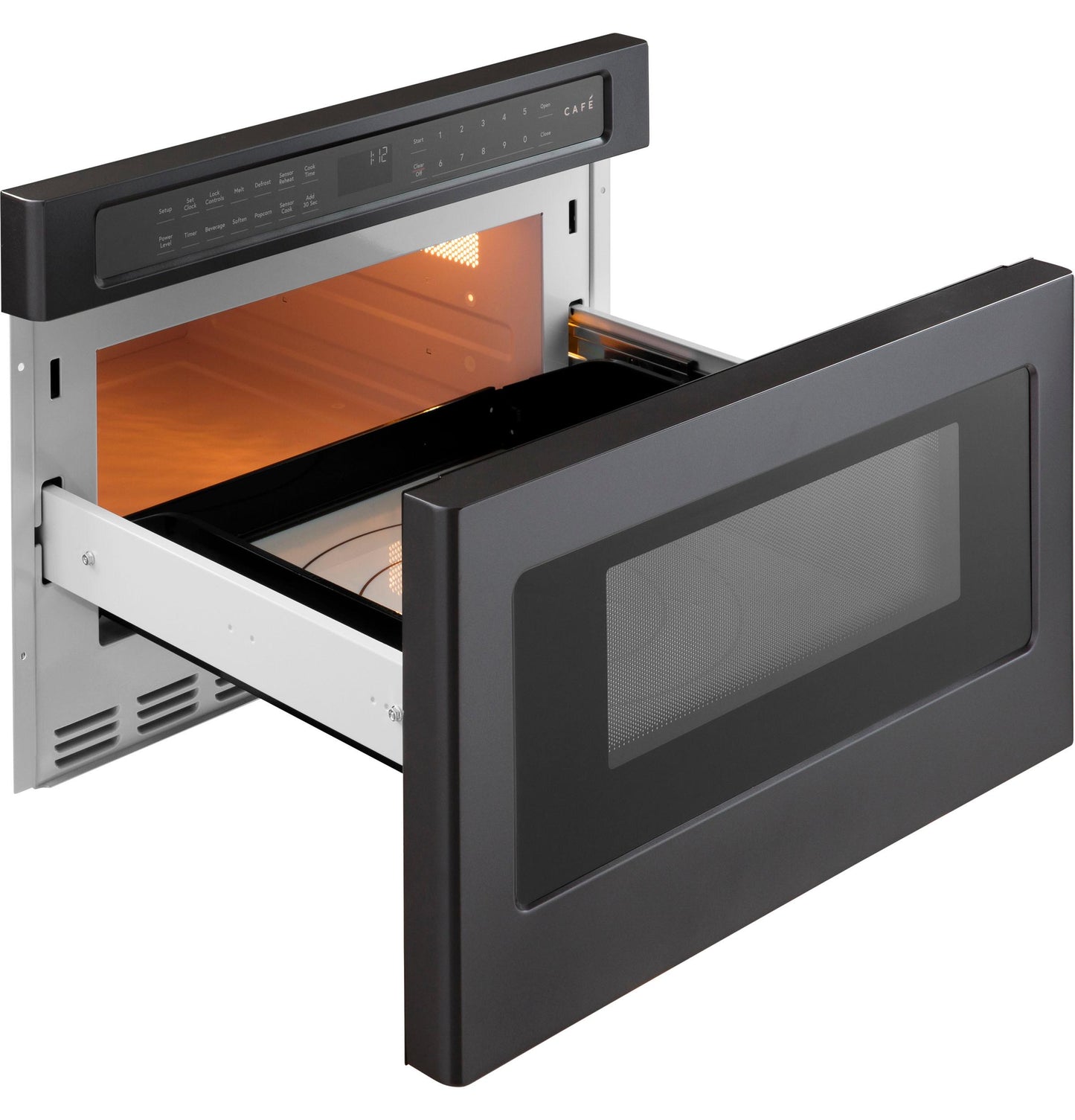 CAFE  Built-In Microwave Drawer Oven Black - CWL112P3RD5
