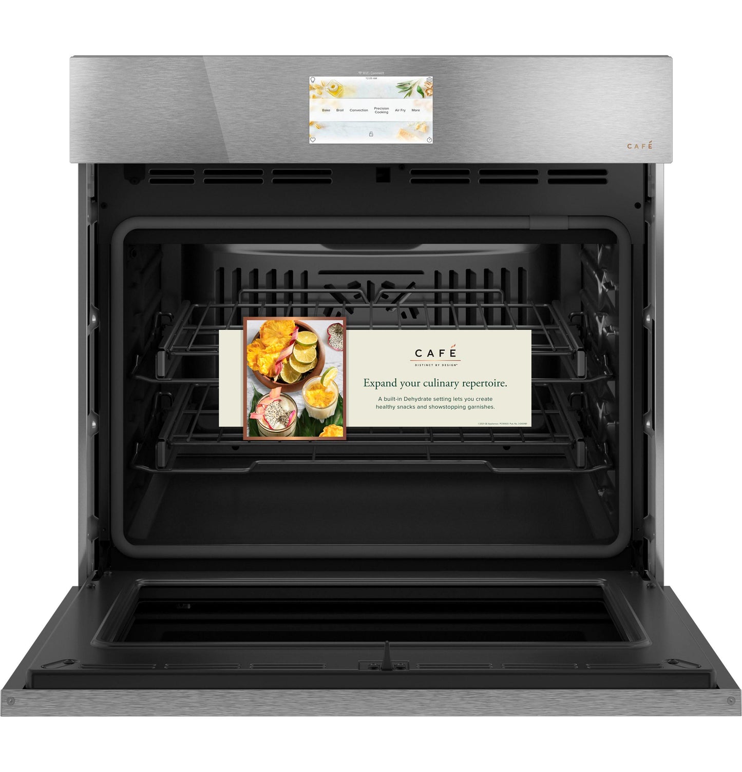 CAFE CTS90DM2NS5 CAFé 30" Smart Built-In Convection Single Wall Oven in Platinum Glass Gray - CTS90DM2NS5