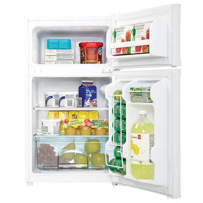 DANBY Danby 3.1 cu. ft. 2-door Compact Fridge in White - DCR031B1WDD