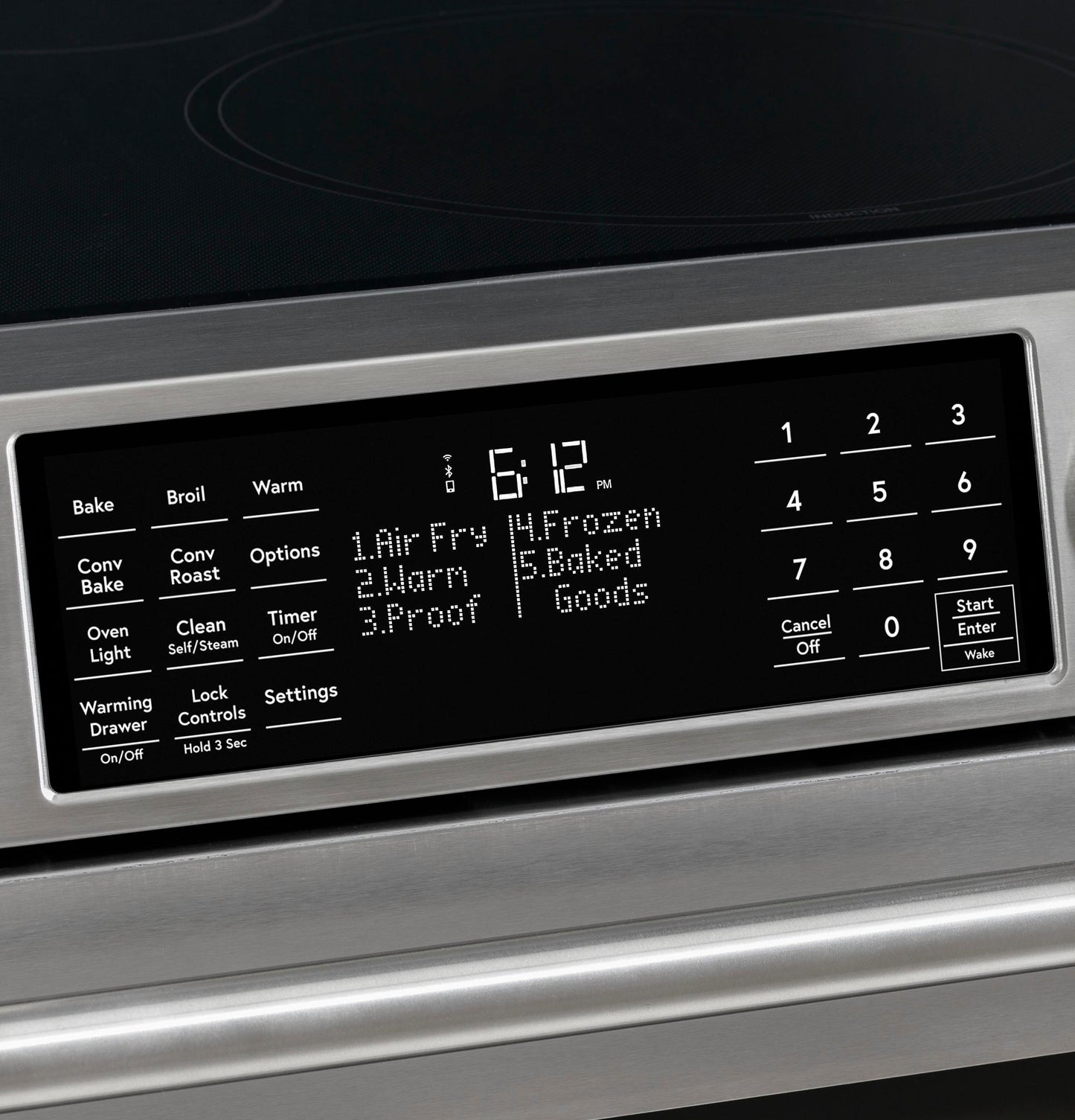 CAFE  30" Smart Slide-In, Front-Control, Radiant and Convection Range Black - CES700P3MD1