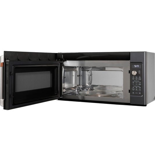 CAFE  1.7 Cu. Ft. Convection Over-the-Range Microwave Oven Black - CVM517P3RD1
