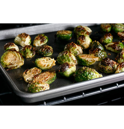 CAFE CGS750P2MS1 CAFé 30" Smart Slide-In, Front-Control, Gas Double-Oven Range with Convection in Stainless Steel - CGS750P2MS1