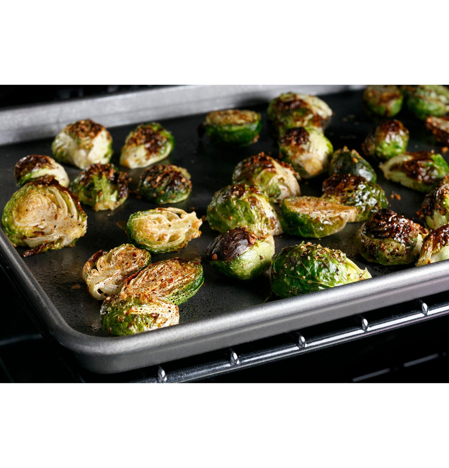 CAFE C2S900P2MS1 CAFé 30" Smart Slide-In, Front-Control, Dual-Fuel Range with Warming Drawer in Stainless Steel - C2S900P2MS1