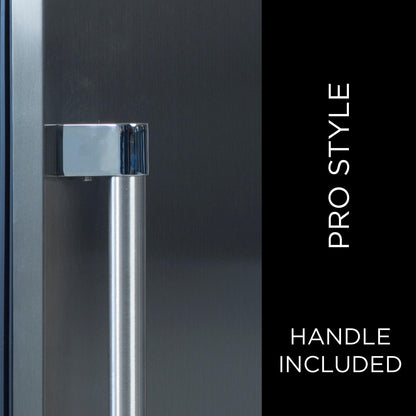 XO APPLIANCE XOU24BCGSL 24" Beverage Center, in Stainless Steel Glass, Left Hinge in Stainless Steel - XOU24BCGSL