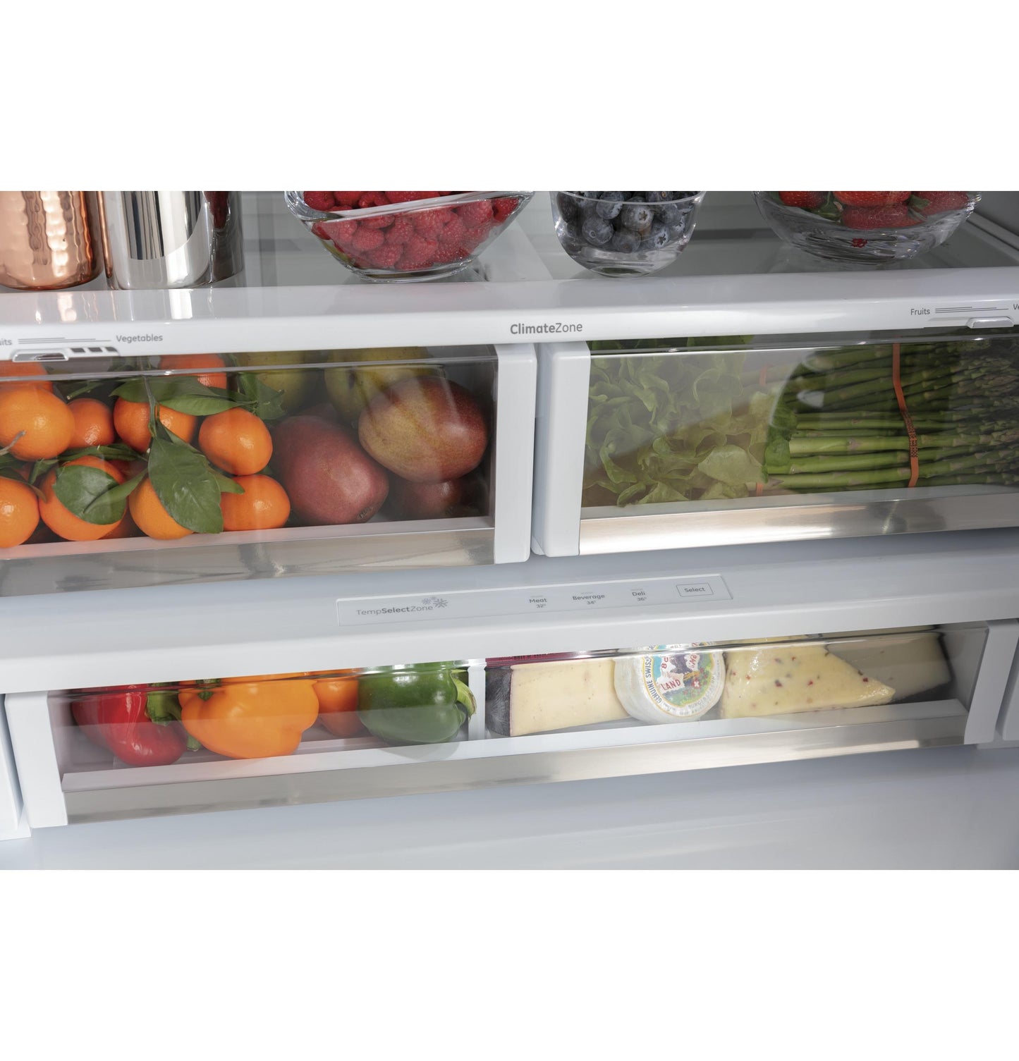 CAFE CWE23SP2MS1 CAFé ENERGY STAR 23.1 Cu. Ft. Smart Counter-Depth French-Door Refrigerator in Stainless Steel - CWE23SP2MS1