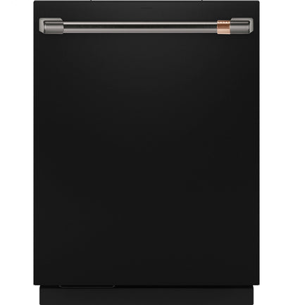 CAFE CDT888P3VD1 CAFé™ CustomFit ENERGY STAR Stainless Interior Smart Dishwasher with Ultra Wash Top Rack and Dual Convection Ultra Dry, LED Lights, 39 dBA Black - CDT888P3VD1