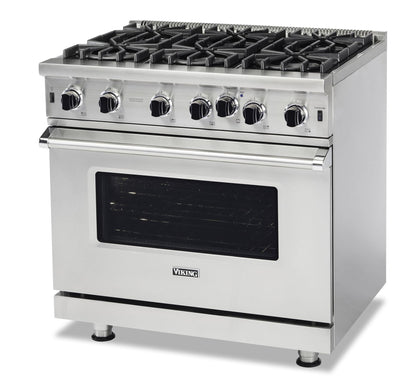 VIKING 36" Open Burner Gas Range Viking 5 Series Pink - VGIC53626BBHLP