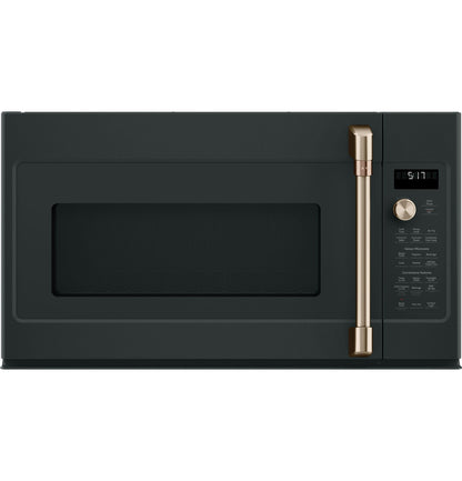 CAFE  1.7 Cu. Ft. Convection Over-the-Range Microwave Oven Black - CVM517P3RD1