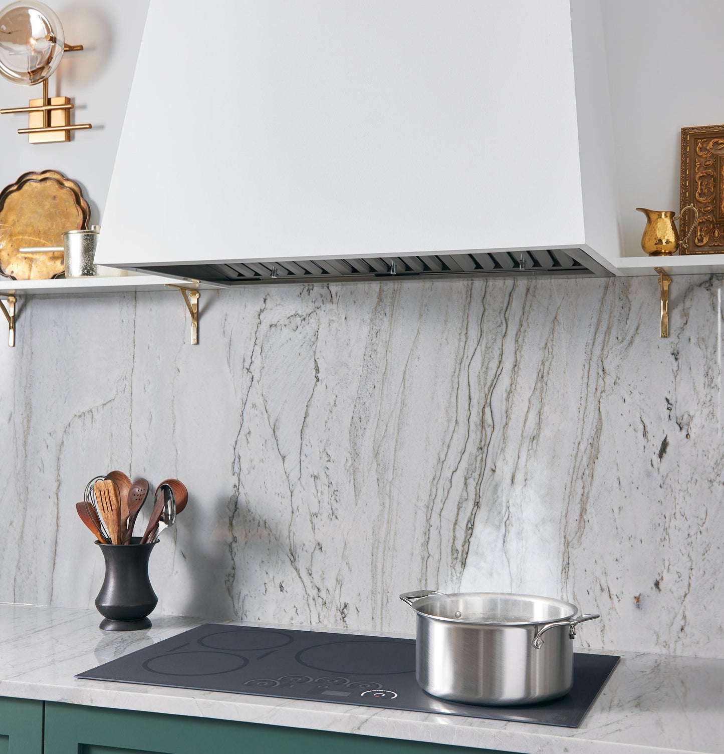 CAFE UVC9360SLSS 36" Smart Designer Custom Insert w/ Dimmable LED Lighting in Stainless Steel - UVC9360SLSS