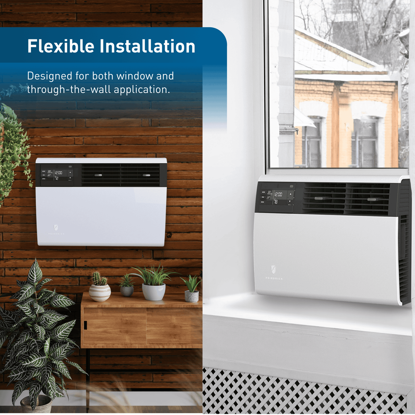 FRIEDRICH KCVM24B30A Friedrich K hl Inverter 24,000 BTU 230V Smart Window/Wall Air Conditioner - Cool only