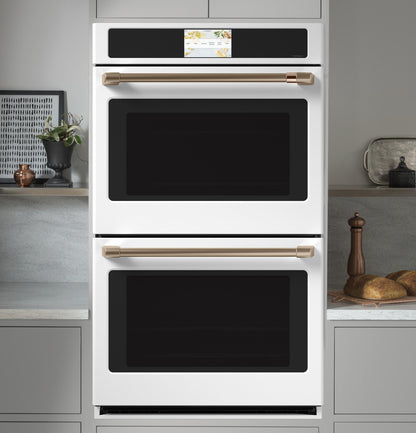 CAFE CTD90DP4NW2 CAFé Professional Series 30" Smart Built-In Convection Double Wall Oven in White - CTD90DP4NW2