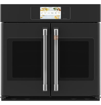 CAFE CTS90FP3ND1 CAFé™ Professional Series 30" Smart Built-In Convection French-Door Single Wall Oven Black - CTS90FP3ND1