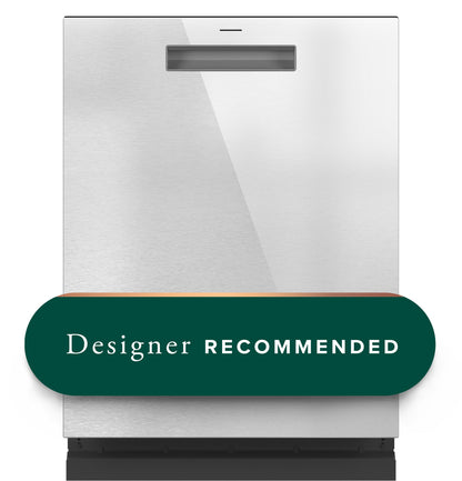 CAFE CDP888M5VS5 CAFé CustomFit ENERGY STAR Stainless Interior Smart Dishwasher with Ultra Wash Top Rack and LED Lights, 39 dBA in Platinum Glass Gray - CDP888M5VS5