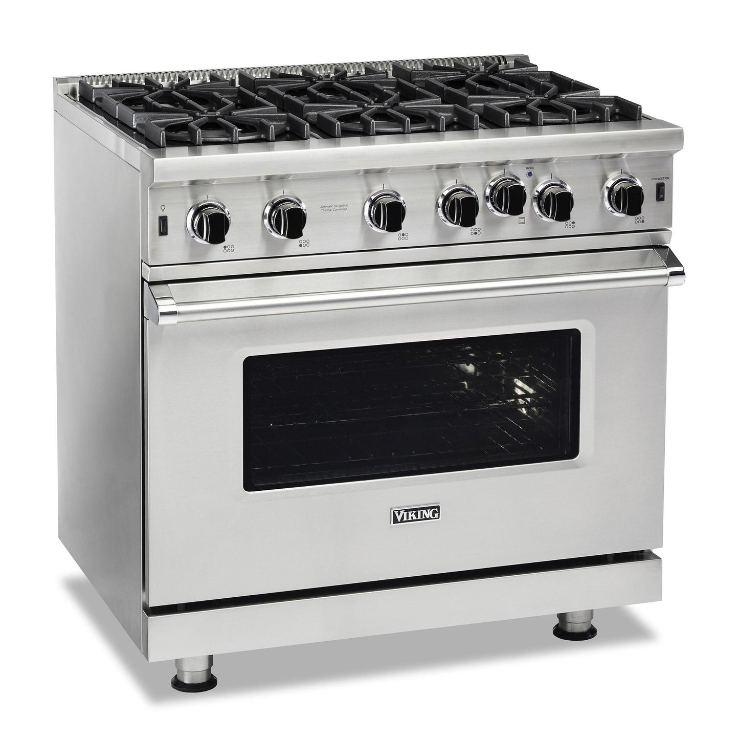 VIKING 36" Open Burner Gas Range Viking 5 Series Blue - VGIC53626BNSLP