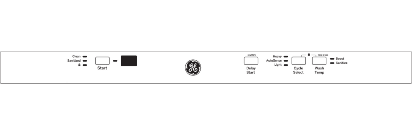 GE APPLIANCES GDT226SILII GE® ENERGY STAR® ADA Compliant in Stainless Steel Interior Panel-Ready Dishwasher with Sanitize Cycle Custom Panel Ready