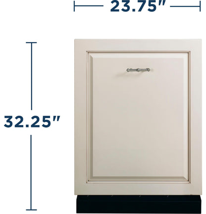 GE APPLIANCES GDT226SILII GE® ENERGY STAR® ADA Compliant in Stainless Steel Interior Panel-Ready Dishwasher with Sanitize Cycle Custom Panel Ready