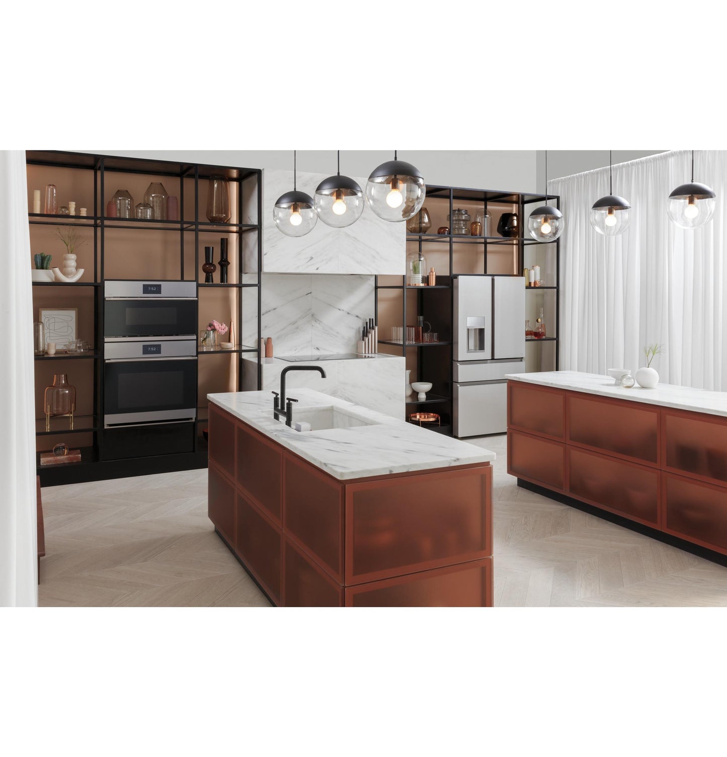 CAFE UVC9360SLSS 36" Smart Designer Custom Insert w/ Dimmable LED Lighting in Stainless Steel - UVC9360SLSS