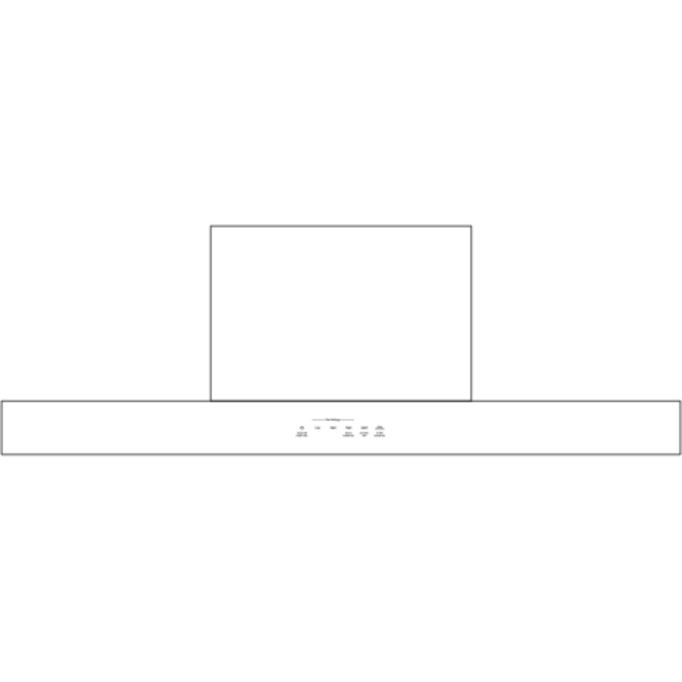 CAFE UVW8361SLSS 36" Designer Wall Mount Hood w/ Dimmable LED Lighting in Stainless Steel - UVW8361SLSS