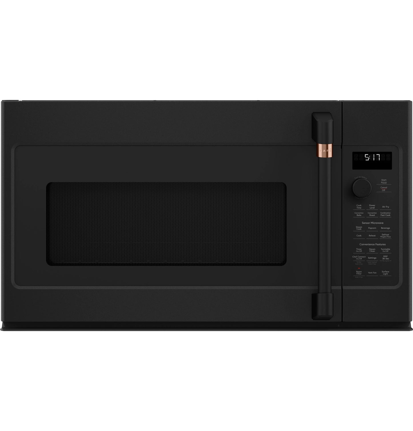 CAFE  1.7 Cu. Ft. Convection Over-the-Range Microwave Oven Black - CVM517P3RD1