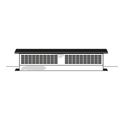 CAFE UVD6361SPSS Universal 36" Telescopic Downdraft System in Stainless Steel - UVD6361SPSS