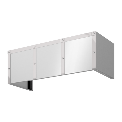 Zephyr DC13612AS Duct Cover, 36in x 12in, SS, w/SS Banding Stainless - DC13612AS