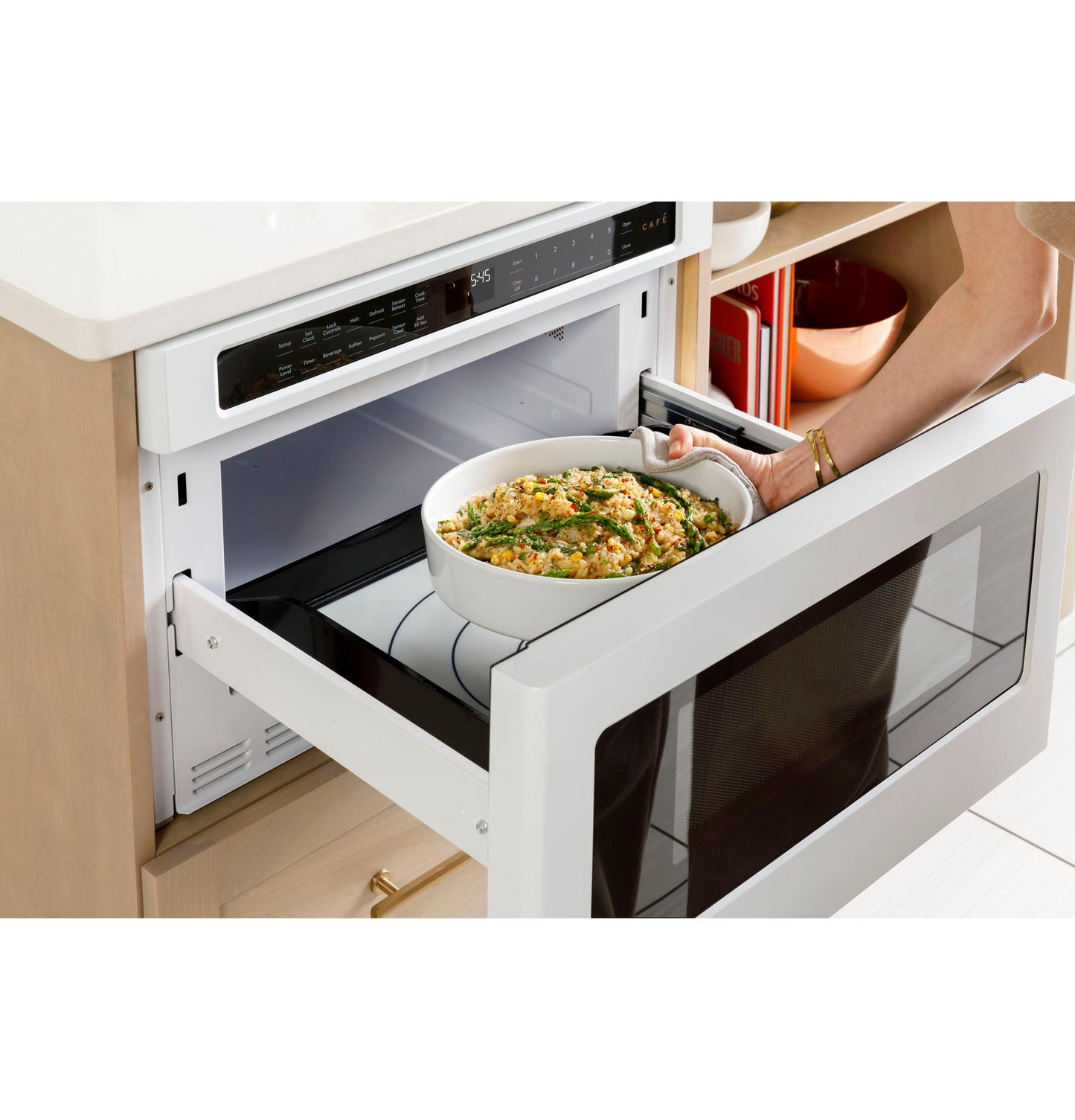 CAFE  Built-In Microwave Drawer Oven Black - CWL112P3RD5