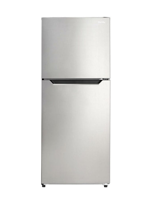 DANBY Danby 10.1 cu. ft. Top Mount Apartment Size Fridge in Stainless Steel Look in Stainless Steel - DFF101B1BSLDB