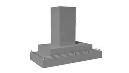 VENTAHOOD 42" Wall Mounted Contemporary Range Hood - CWLH9242