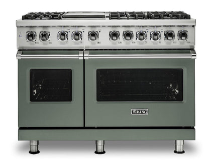 Klein Tools VIKING 48" Dual Fuel Range -  Viking 5 Series Green - VDR5486GEULP