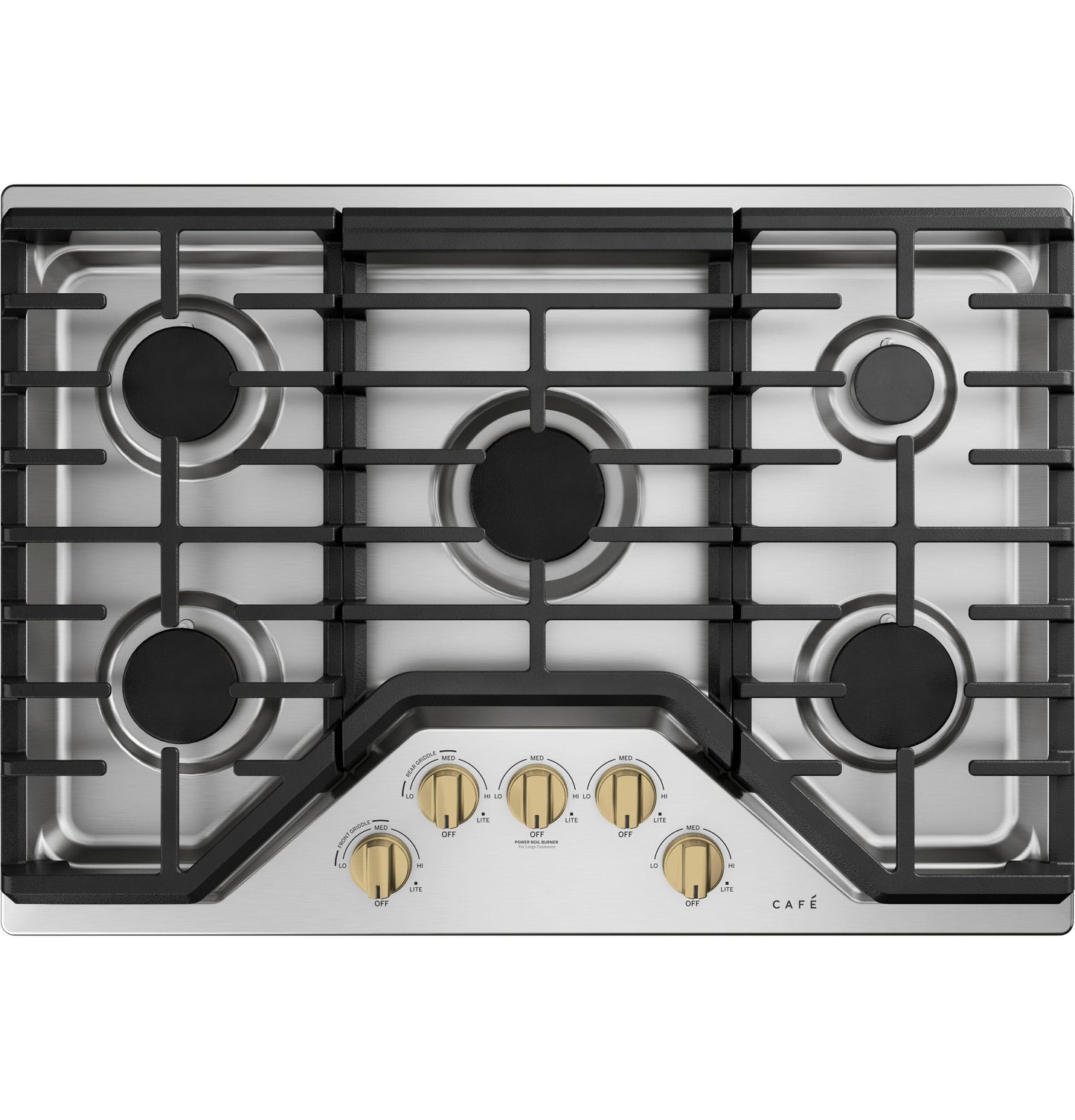 CAFE  30" Gas Cooktop in Stainless Steel - CGP70302NS1