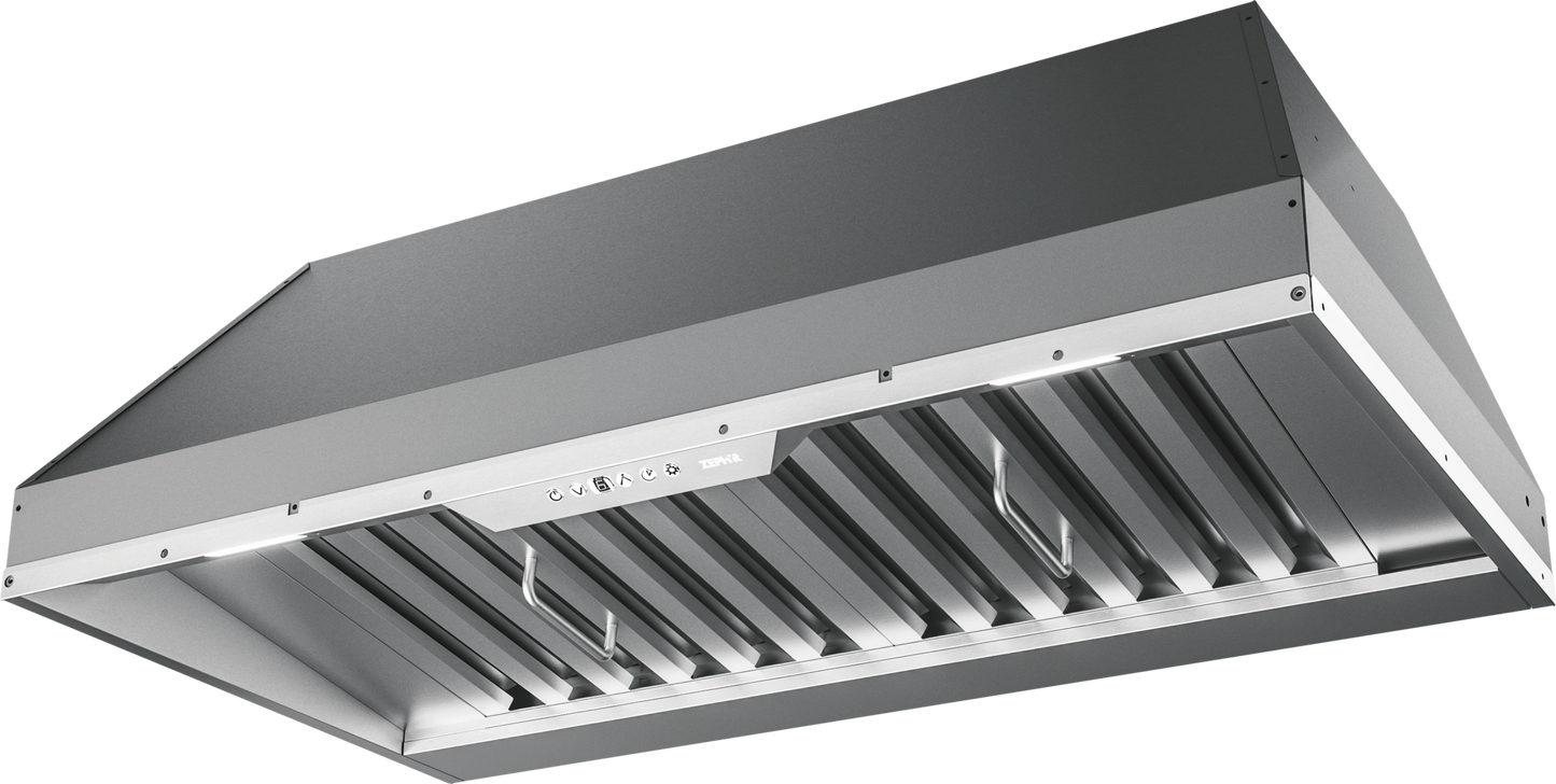 ZEPHYR Monsoon I, Insert, 40-3/8in, SS, LED, ACT Stainless - AK9240BS