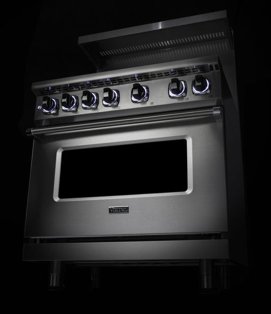 VIKING 36" Dual Fuel Range - VDR7362 Viking 7 Series Black - VDR73626BONLP