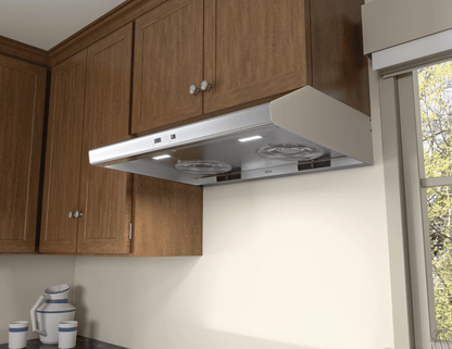 ZEPHYR Cyclone, Under Cabinet, 30", Black SS, 600 CFM Black in Stainless Steel - AK6500CBS